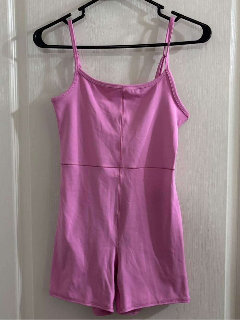 Women’s Bubblegum Pink Spaghetti-Strap Romper